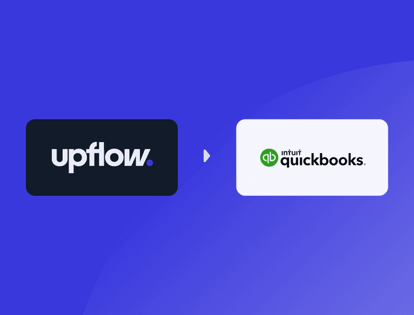 L’intégration Quickbooks et Upflow: encaissez 100% de votre chiffre d’affaires